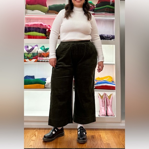 Sunny by Nature wide leg orange corduroy pants size L - Picture 5 of 5